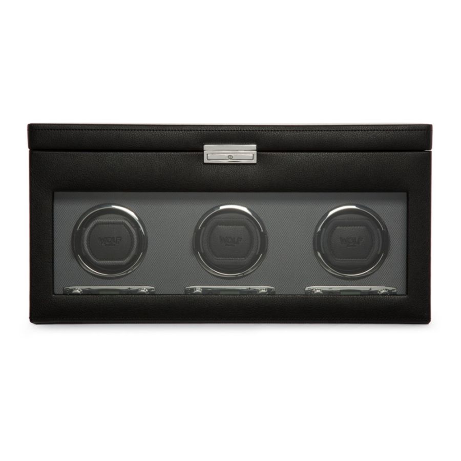 Wolf Viceroy Triple Watch Winder with Storage 456302