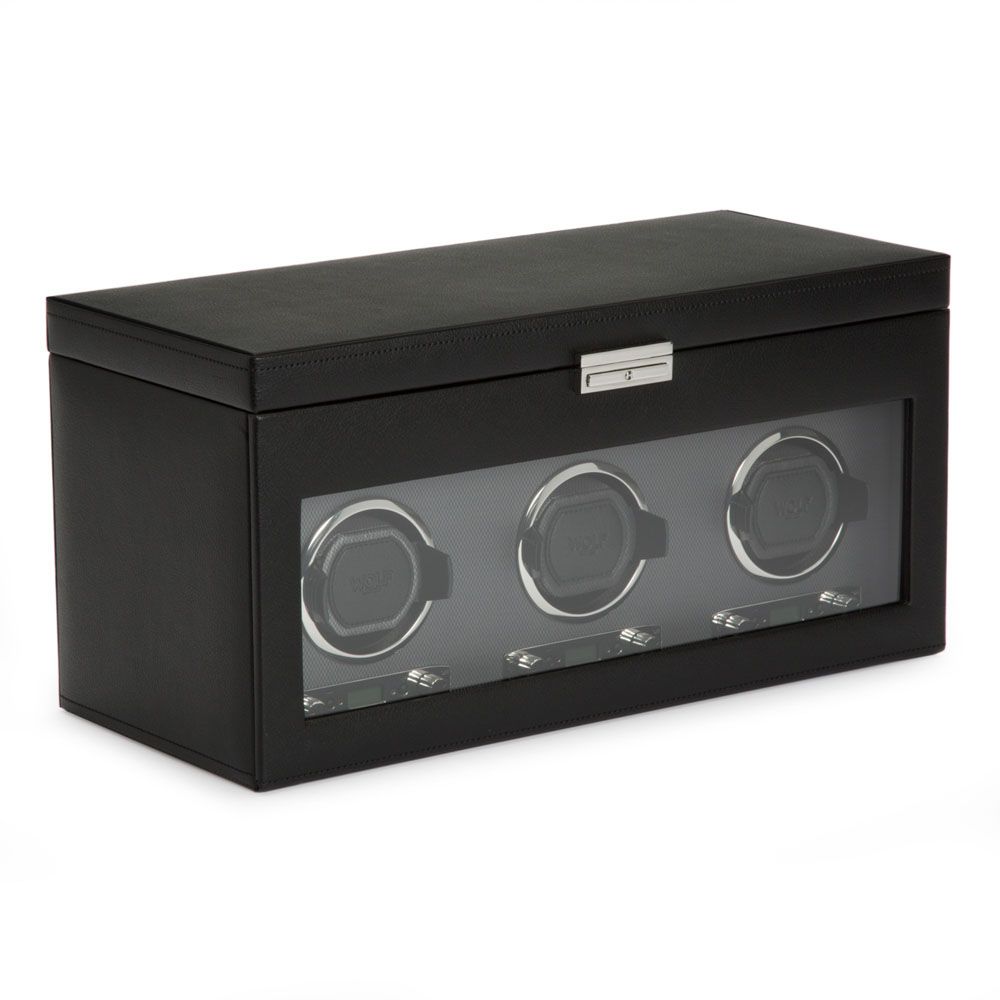 Wolf Viceroy Triple Watch Winder with Storage 456302