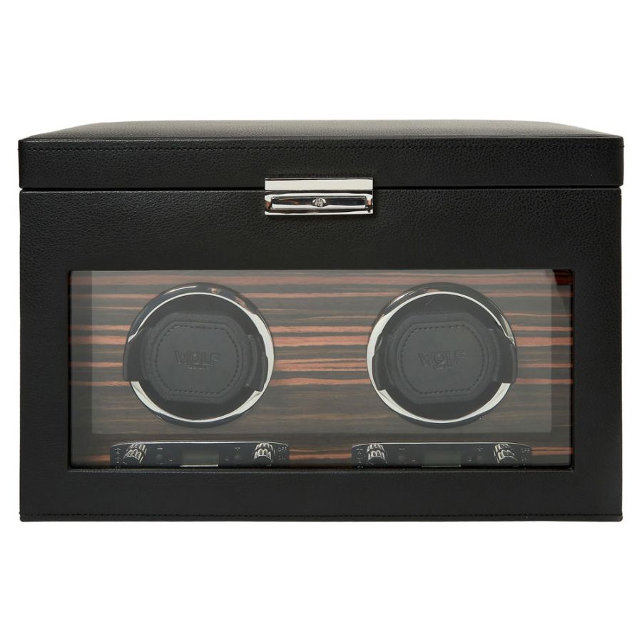 Blwch Dirwyn Cloc Dwbl Wolf Roadster Gyda Storio 457256