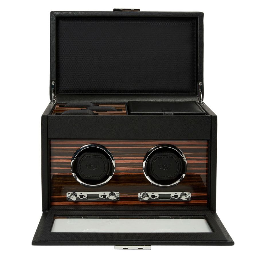 Wolf Roadster Double Watch Winder With Storage 457256