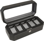 WOLF Heritage Watch Box for 5 watches with Glass Cover 4583029