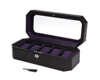 Achos Storio Clociau Lledr 5 Adran Wolf Designs Windsor 458303