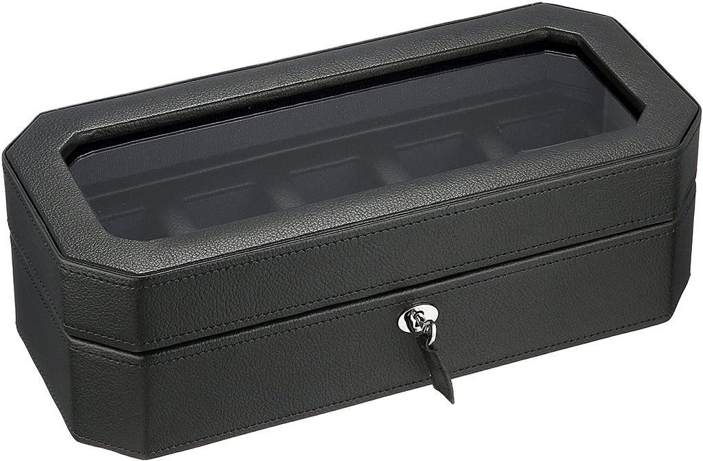 Achos Storio Clociau Lledr 5 Adran Wolf Designs Windsor 458303