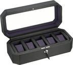 Achos Storio Clociau Lledr 5 Adran Wolf Designs Windsor 458303