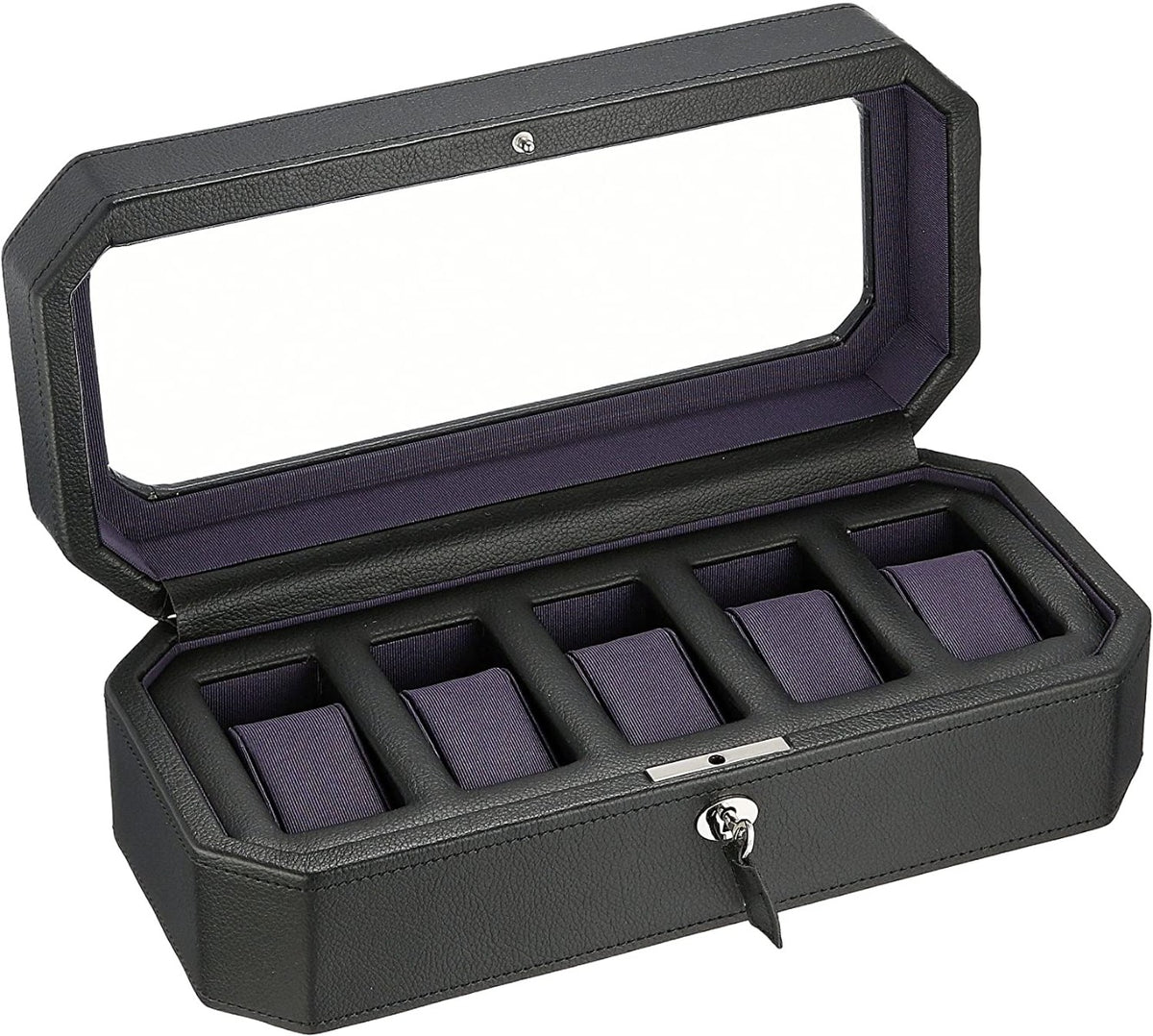 Achos Storio Clociau Lledr 5 Adran Wolf Designs Windsor 458303