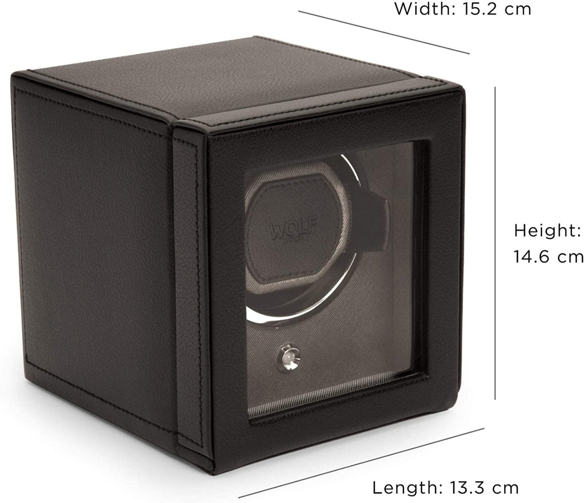 WOLF Cub Automatic Single Watch Winder with Glass Cover 461103