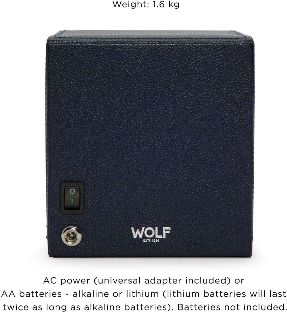 WOLF Cub 461117 Automatic Single Watch Winder with glass Cover 461117