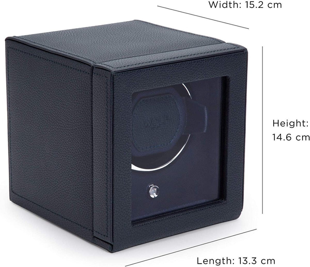 WOLF Cub 461117 Automatic Single Watch Winder with glass Cover 461117