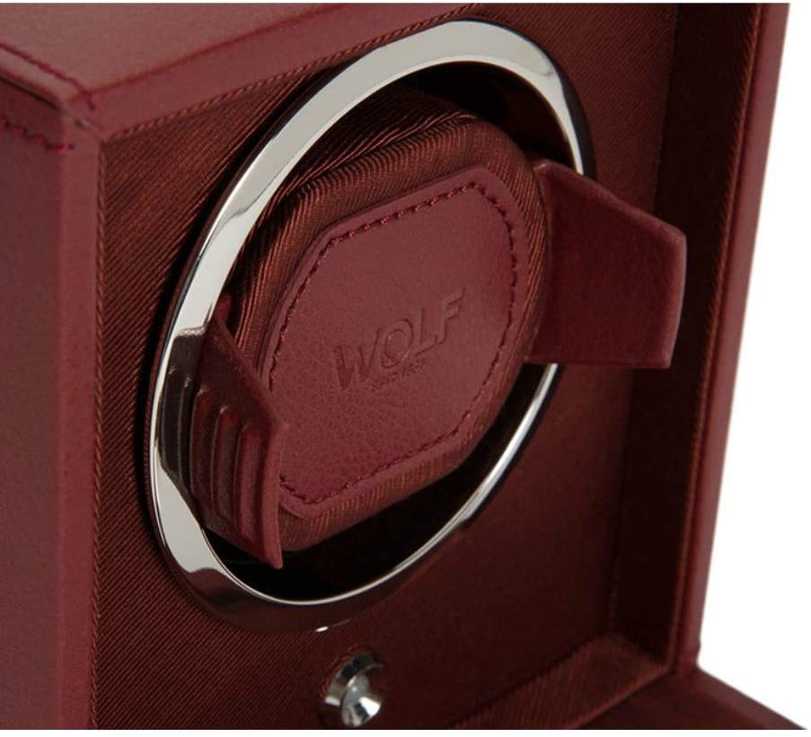 Wolf Designs Cub Single Watch Winder with Glass Cover 461126