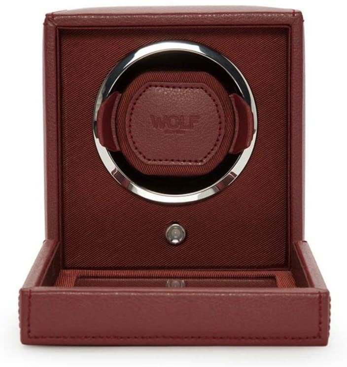 Wolf Designs Cub Single Watch Winder with Glass Cover 461126