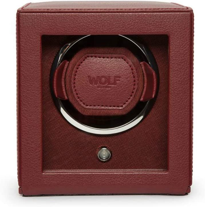 Wolf Designs Cub Single Watch Winder with Glass Cover 461126