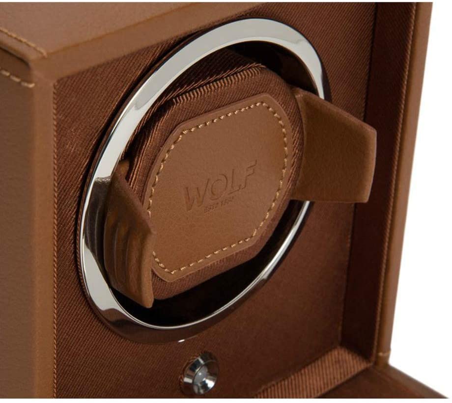 Wolf Designs Cub Single Watch Winder with Glass Cover 461127