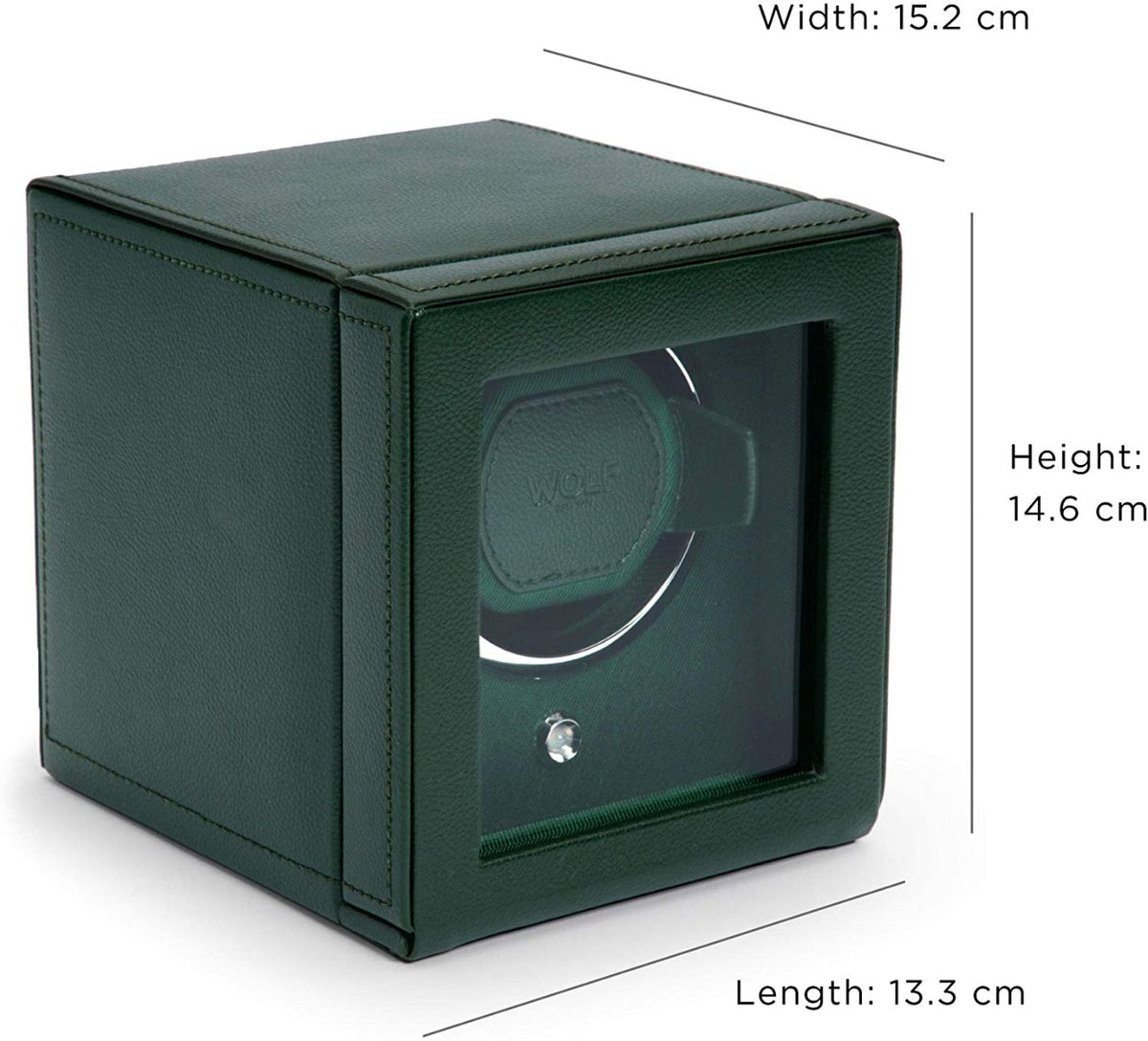 WOLF Cub 461141 Automatic Single Watch Winder with Glass Cover 461141