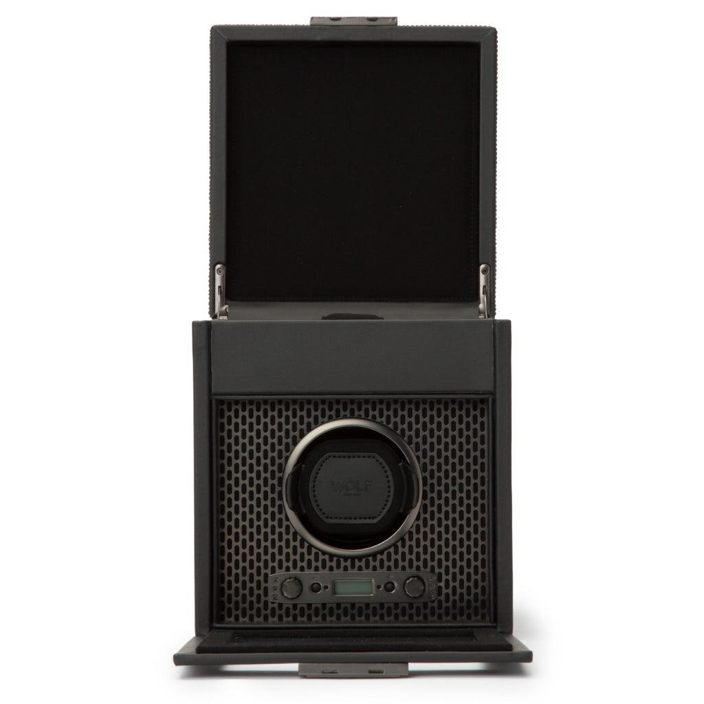 Wolf Axis Single Watch Winder with Storage 469203
