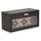 Wolf Axis Triple Watch Winder with Storage 469416
