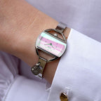 Storm Temptress Charm Lazer Pink Ladies Watch with Pink Dial and Silver Bracelet 47013/PK
