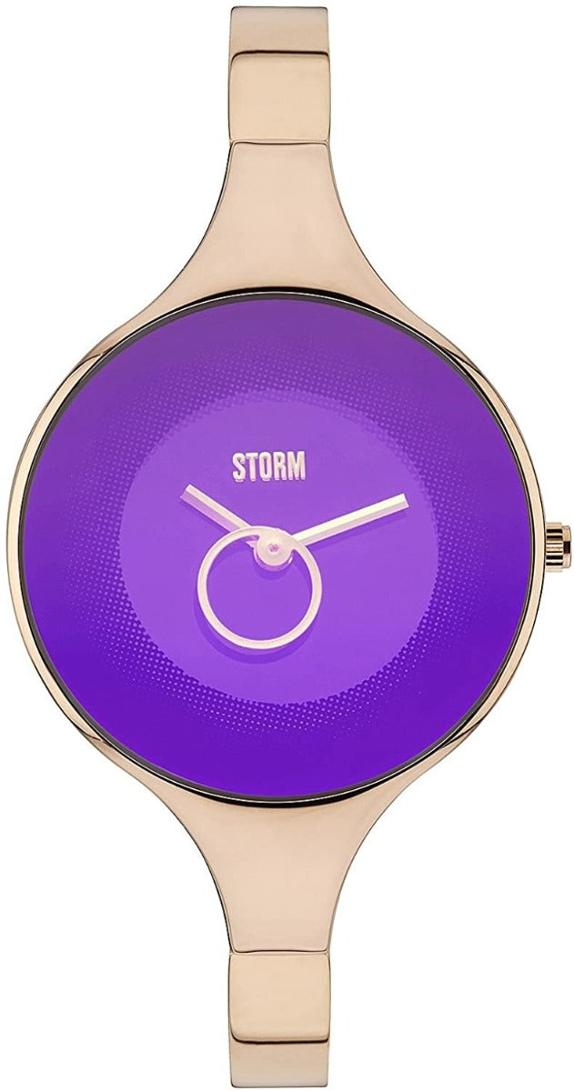 STORM Ola Watch RG Purple Ladies Watch with Purple Dial and Rose Gold Bracelet 47272/P