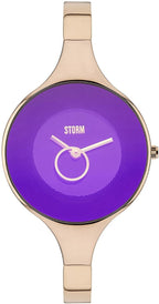 STORM Ola Watch RG Purple Ladies Watch with Purple Dial and Rose Gold Bracelet 47272/P