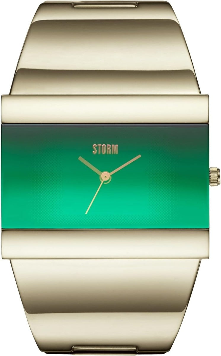Storm Starletti Gold Lazer Green Ladies Watch with Green Dial and Gold Bracelet 47313/GD/GN