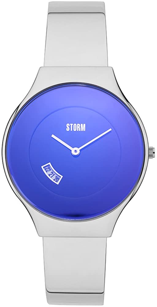 STORM Cody Lazer Blue Ladies Watch with Silver Strap and Blue Dial 47341/B