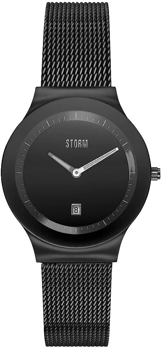 Storm Mini Sotec Slate Ladies Watch with Black Milanese Strap 47383/SL