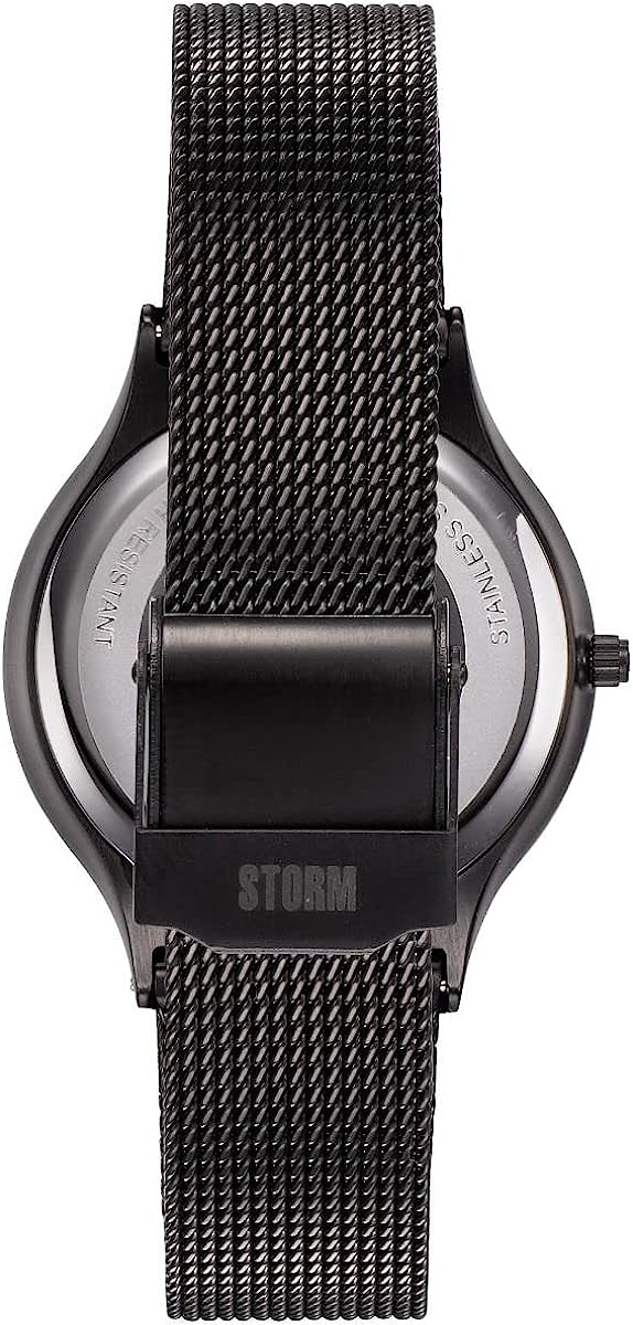 Storm Mini Sotec Slate Ladies Watch with Black Milanese Strap 47383/SL