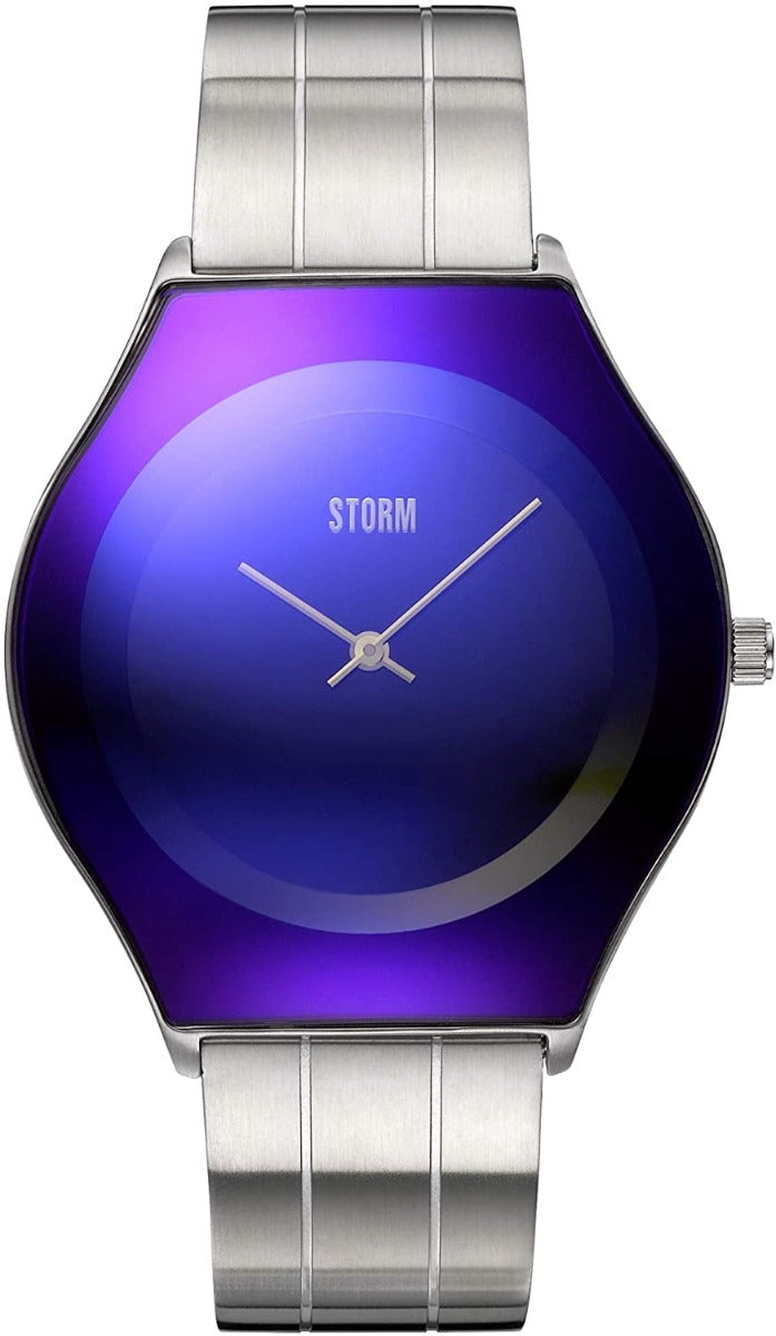 STORM New Activon Lazer Blue Mens Watch with Blue Dial and Silver Bracelet 47409/LB