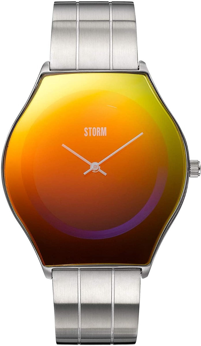 STORM New Activon Lazer Red Mens Watch with Red Dial and Silver Strap 47409/LR