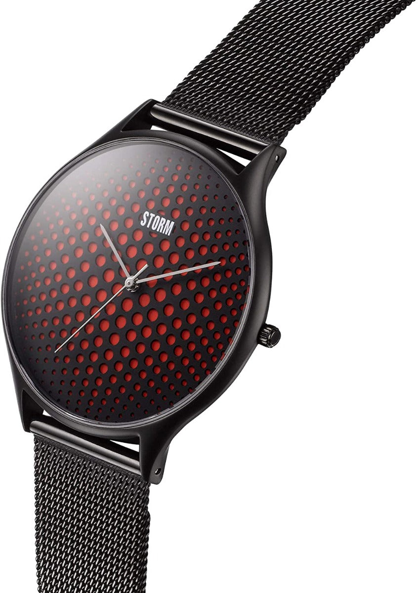 STORM Cobra-X Slate Red Watch with Slate Red Dial and Black Milanese Strap 47427/SL