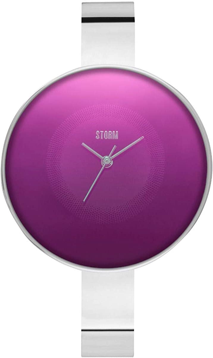 STORM CYLLENE Purple Watch with Purple Dial and Silver Strap 47434/LP