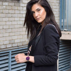 STORM CYLLENE Purple Watch with Purple Dial and Silver Strap 47434/LP