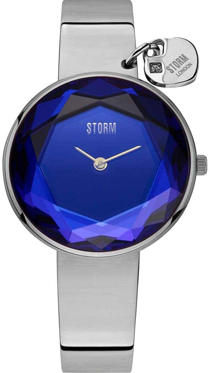 STORM Ayla Lazer Blue Ladies Watch with Blue Dial and Silver Bracelet 47436/LB