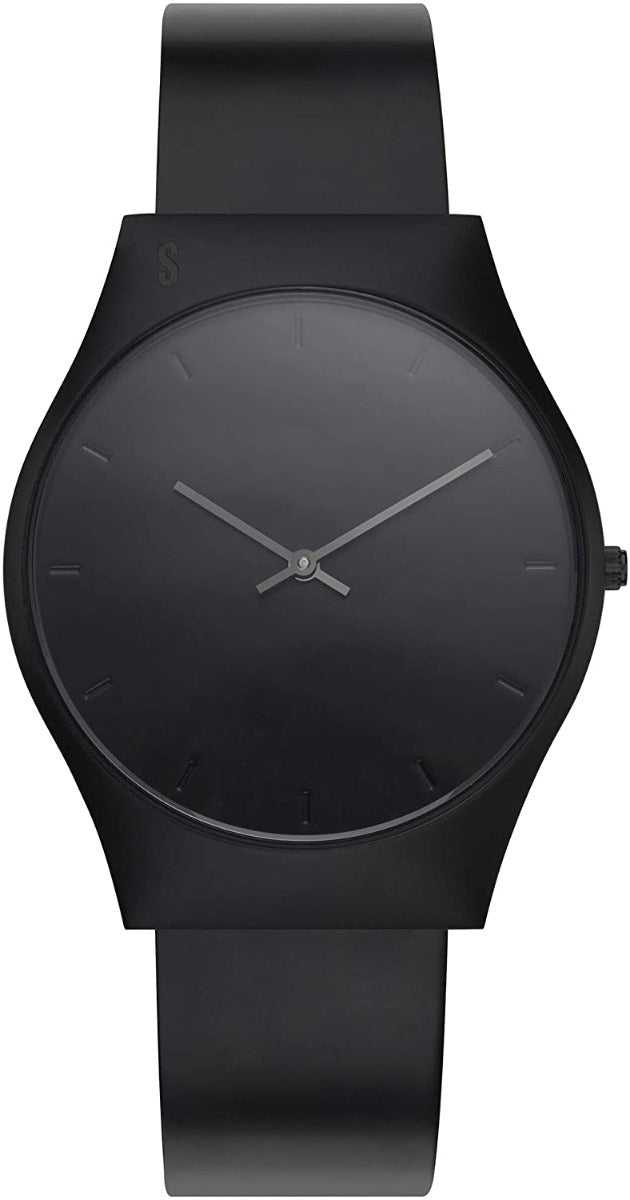 STORM Soren Mens Watch (Slate) with Black Dial and Black Strap 47439/SL
