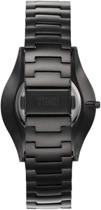 Gwylio Dynion STORM Soren (Llechen) gyda Deial Du a Strap Du 47439/SL