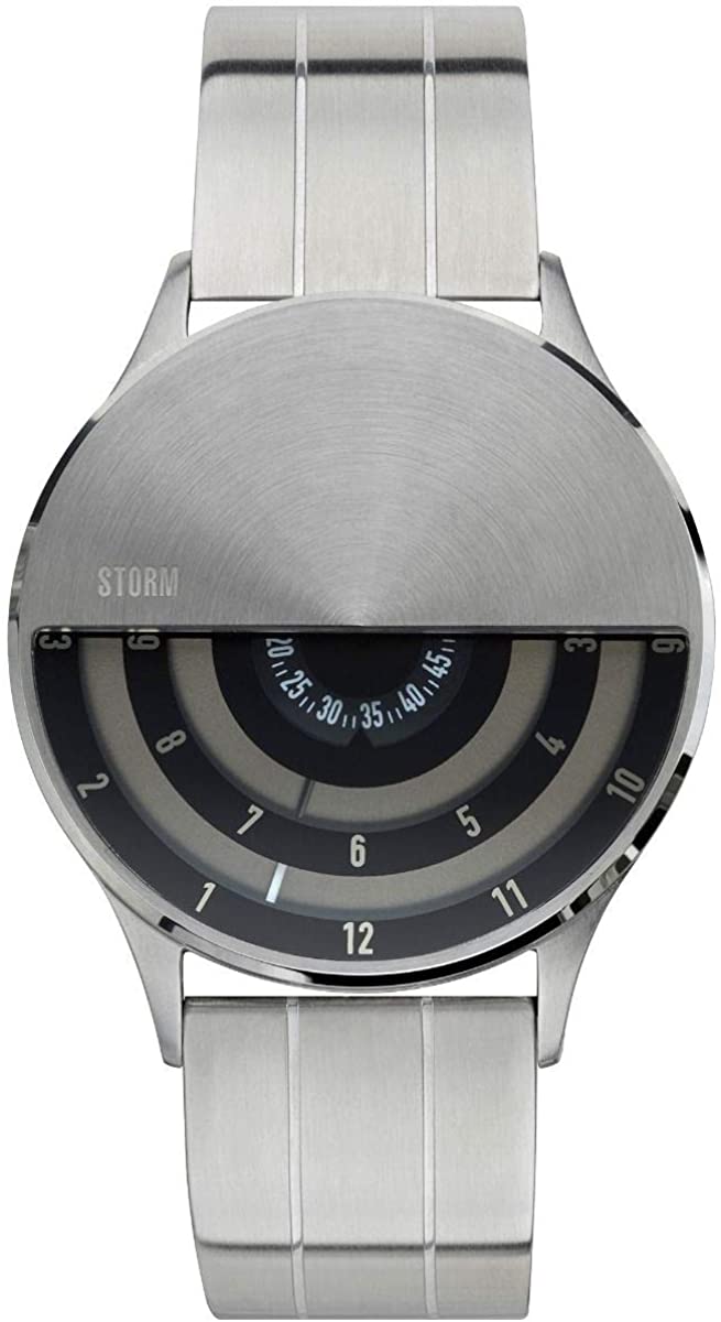 Storm VLF Black Mens Watch with Brushed Stainless Steel Bracelet 47443/BK