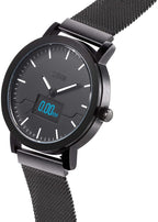 Storm HY2 Mens Watch with Black Dial And Black Milanese Strap 47445/SL
