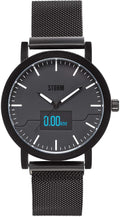 Storm HY2 Mens Watch with Black Dial And Black Milanese Strap 47445/SL