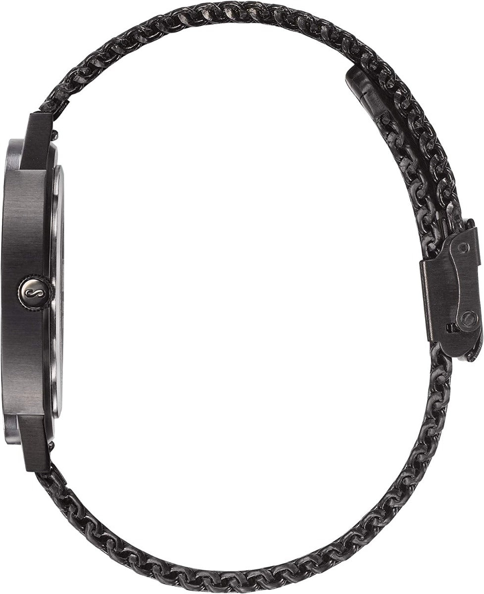 STORM REVON Slate Watch with Black Dial and Black Milanese Strap 47454/SL