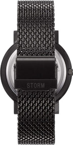 STORM REVON Slate Watch with Black Dial and Black Milanese Strap 47454/SL