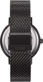 STORM REMI V2 MESH Mens Watch with Slate Red Dial and Black Milanese Strap 47460/SL/R