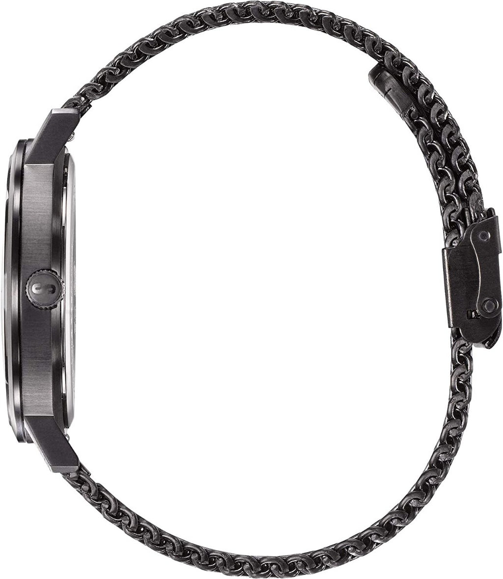 STORM REMI V2 MESH Mens Watch with Slate Red Dial and Black Milanese Strap 47460/SL/R