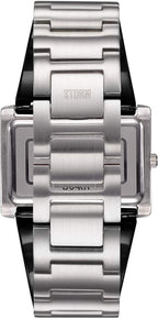 Cloc Trexa Black i Fenywod gan STORM gyda Deial Du a Strap Ddu 47473/BK