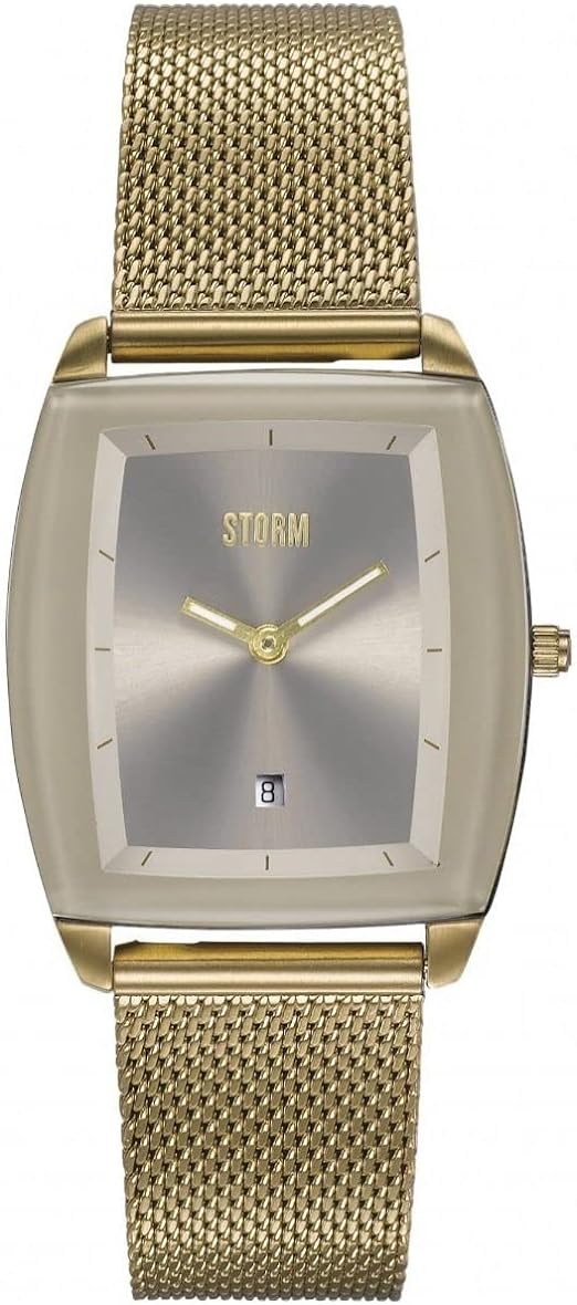 STORM Mini Zaire Gold Taupe Ladies Watch with Gold Milanese Strap 47474/GD/TP