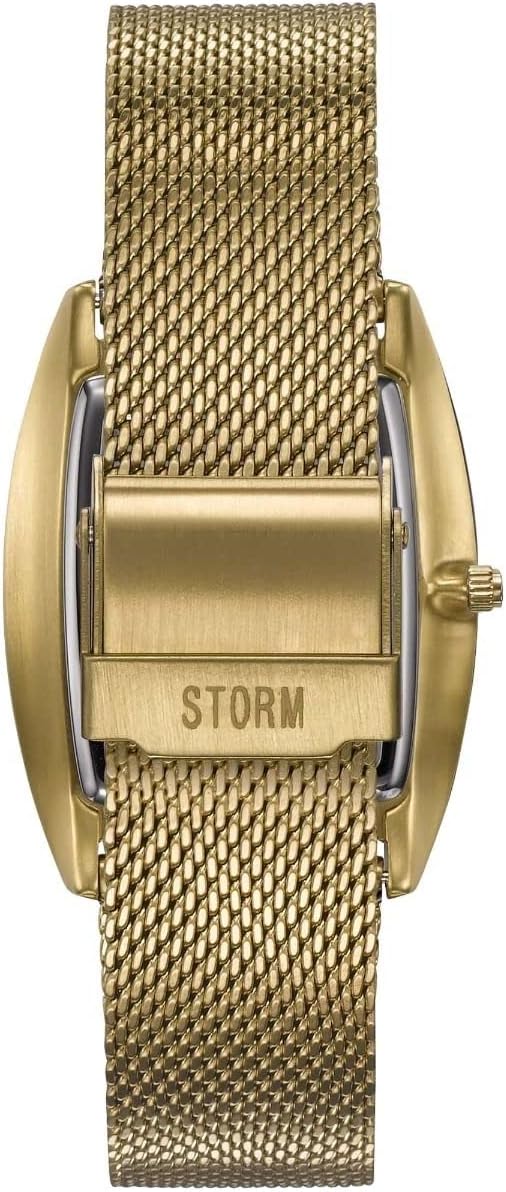 STORM Mini Zaire Gold Taupe Ladies Watch with Gold Milanese Strap 47474/GD/TP