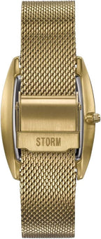 STORM Mini Zaire Gold Taupe Ladies Watch with Gold Milanese Strap 47474/GD/TP