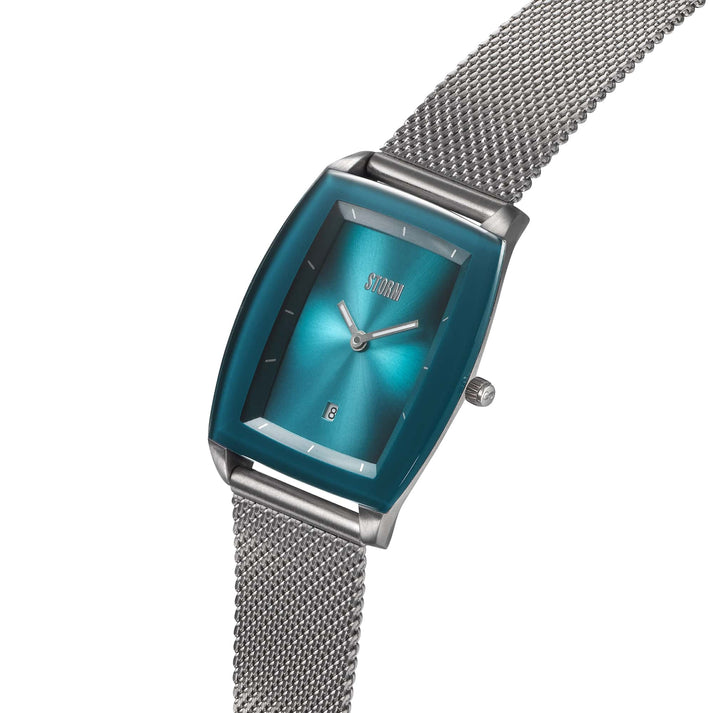STORM Mini Zaire Teal Ladies Watch with Silver Milanese Strap 47474/TL
