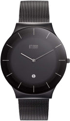 STORM XENU MESH Mens Watch with Black Dial and Milanese Strap 47475/SL