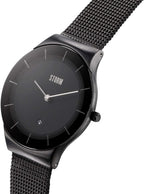 STORM XENU MESH Mens Watch with Black Dial and Milanese Strap 47475/SL