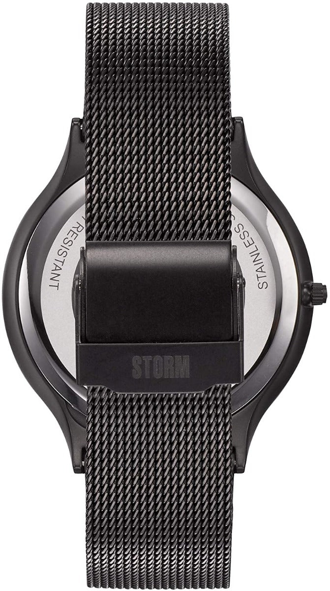 STORM XENU MESH Mens Watch with Black Dial and Milanese Strap 47475/SL