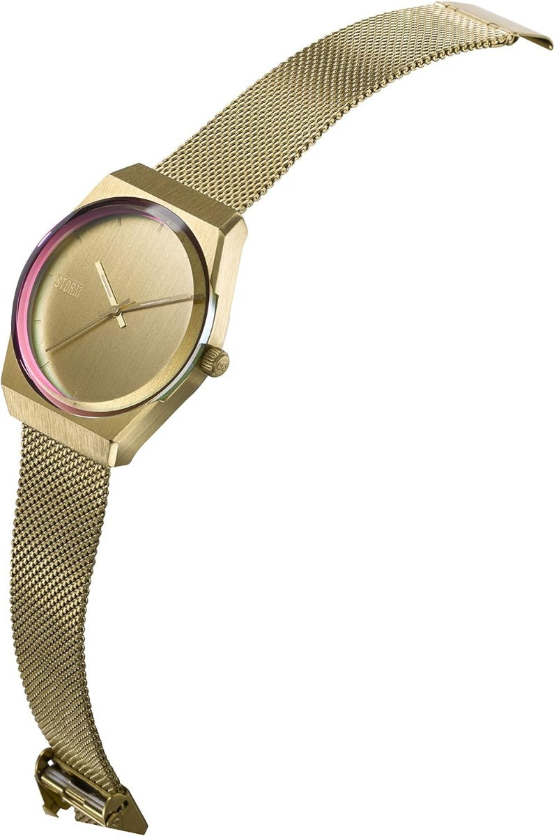 STORM Mini Cirero Ladies Watch with Gold Dial and Milanese Strap 47486/GD